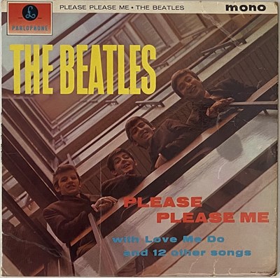 Lot 23 - THE BEATLES - PLEASE PLEASE ME LP (2ND UK BLACK & GOLD MONO COPY - FACTORY SAMPLE - PMC 1202)