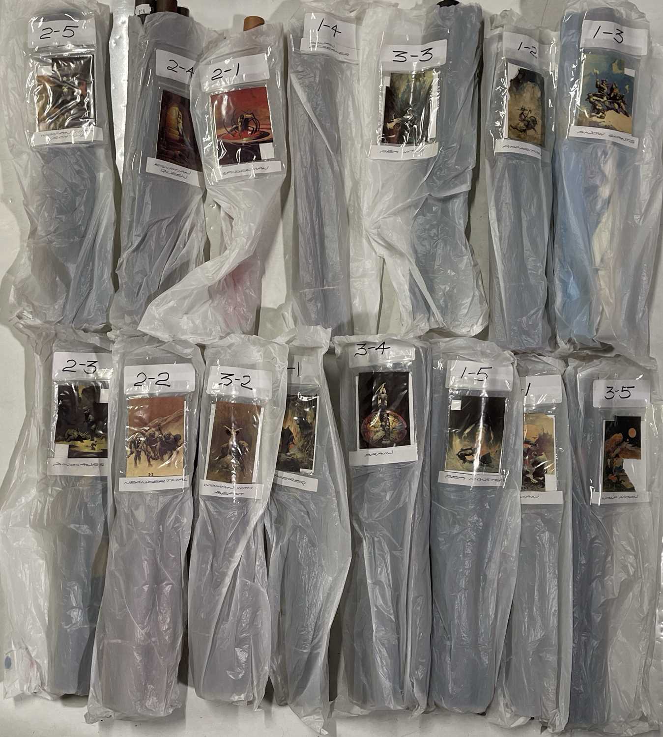Lot 72 - SCI FI / FANTASY - FRANK FRAZETTA 'WORLDBEATER' C 1970S POSTER COLLECTION.