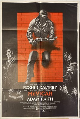 Lot 165 - MUSIC POSTERS INC MCVICAR / MAN WHO FELL TO EARTH.