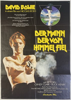 Lot 165 - MUSIC POSTERS INC MCVICAR / MAN WHO FELL TO EARTH.