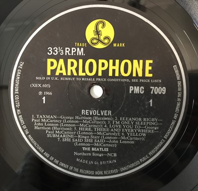 Lot 11 - THE BEATLES - REVOLVER LP (UK CONTRACT PRESSING - PARLOPHONE - PMC 7009)