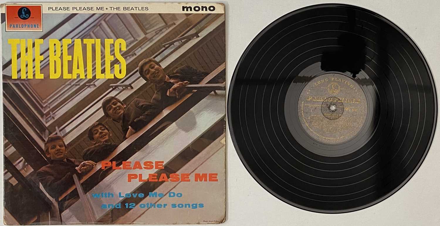 Lot 15 - THE BEATLES - PLEASE PLEASE ME LP (2ND UK BLACK & GOLD MONO COPY - PMC 1202)