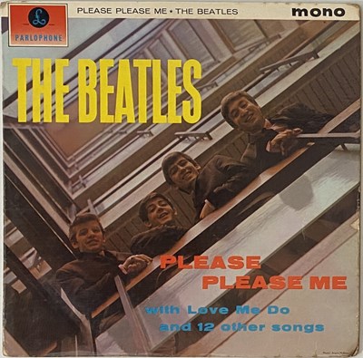 Lot 15 - THE BEATLES - PLEASE PLEASE ME LP (2ND UK BLACK & GOLD MONO COPY - PMC 1202)