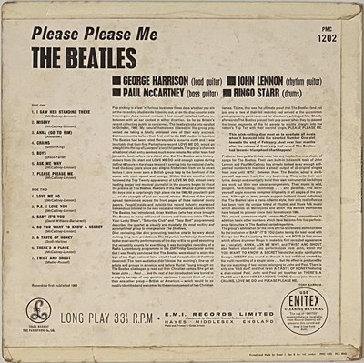 Lot 15 - THE BEATLES - PLEASE PLEASE ME LP (2ND UK BLACK & GOLD MONO COPY - PMC 1202)