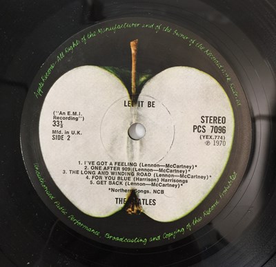 Lot 22 - THE BEATLES - LET IT BE BOX LP w/ BOOKLET (PXS 1)
