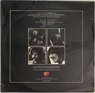 Lot 22 - THE BEATLES - LET IT BE BOX LP w/ BOOKLET (PXS 1)