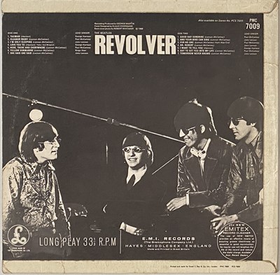 Lot 24 - THE BEATLES - REVOLVER LP (ORIGINAL WITHDRAWN 606-1 MIX COPY - PMC 7009)
