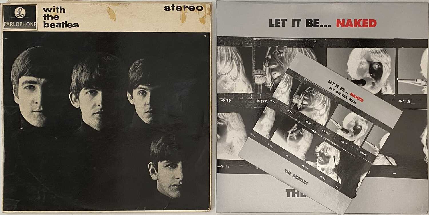 Lot 27 - THE BEATLES - LET IT BE NAKED/ WITH THE BEATLES LP PACK