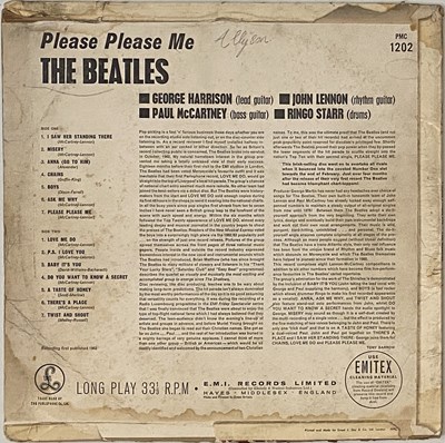 Lot 28 - THE BEATLES - PLEASE PLEASE ME LP (1ST UK MONO 'BLACK AND GOLD' - PMC 1202)