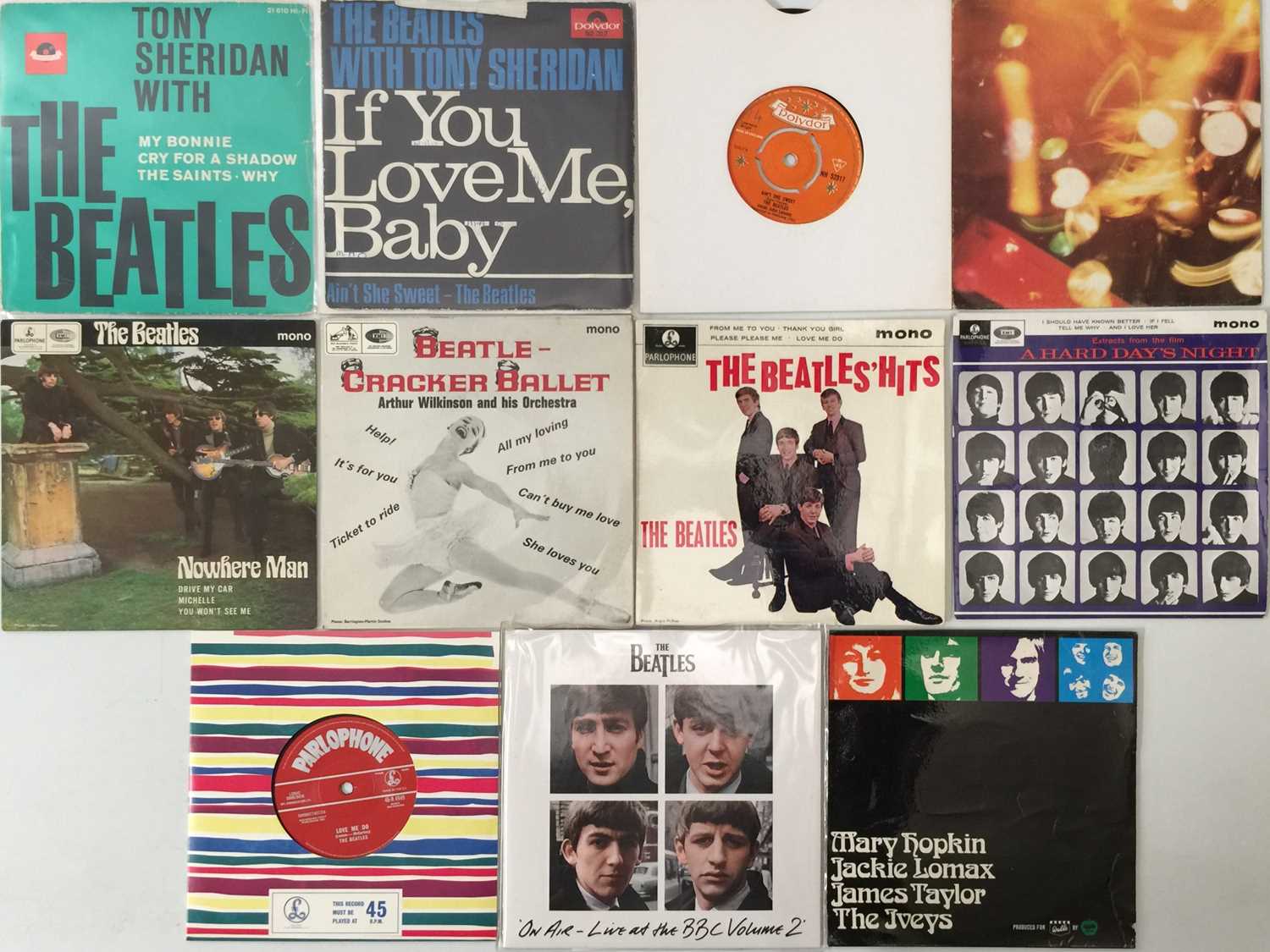 Lot 38 - THE BEATLES - 7" PACK (INC FLEXI/ OVERSEAS/ REISSUES)