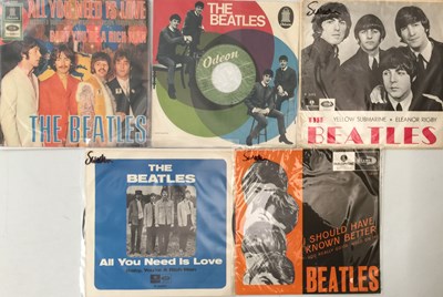 Lot 48 - THE BEATLES - 7" PACK (MOSTLY OVERSEAS)