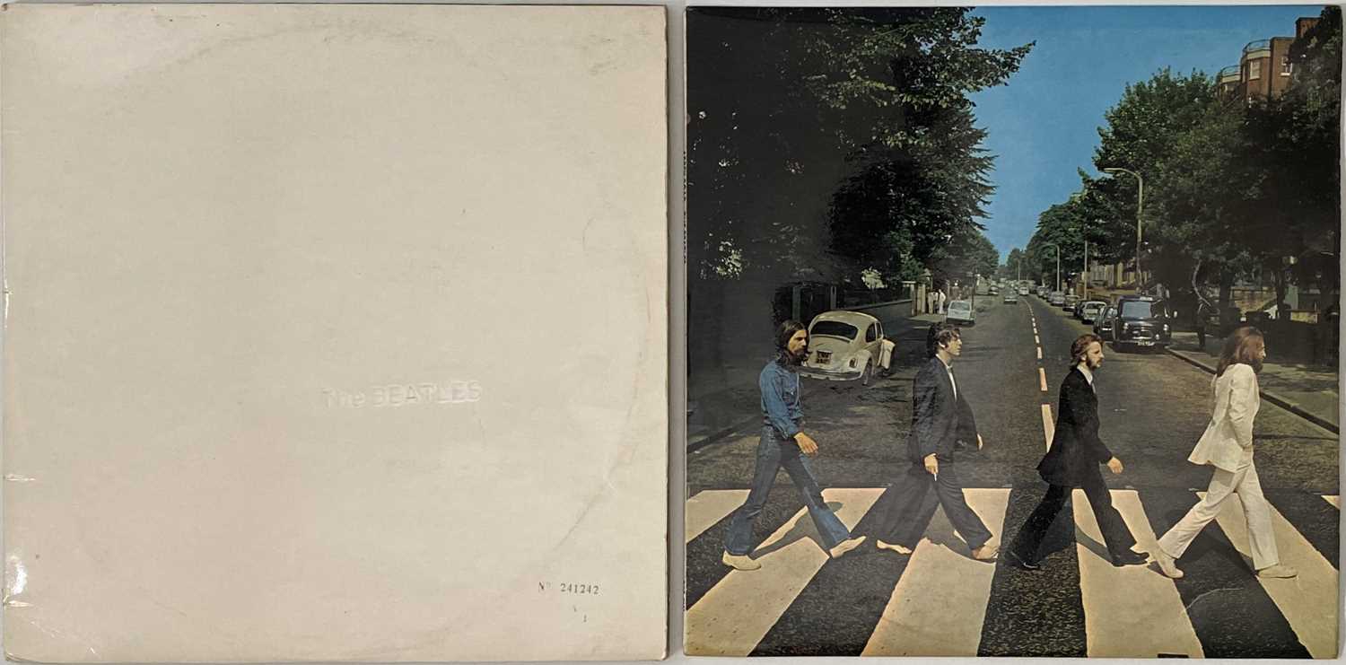 Lot 63 - THE BEATLES - ABBEY ROAD/ WHITE ALBUM LP PACK