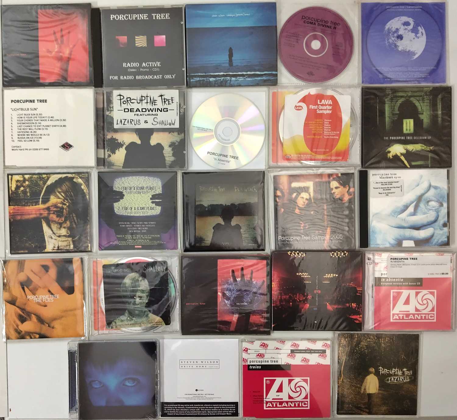 Lot 606 - PORCUPINE TREE AND RELATED CD PROMOS AND RARITIES
