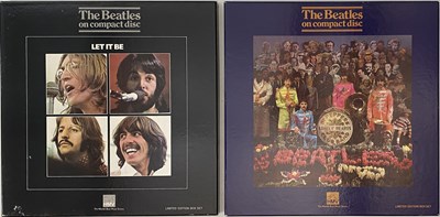 Lot 74 - THE BEATLES - CD BOX SET COLLECTION/ ON COMPACT DISC SETS