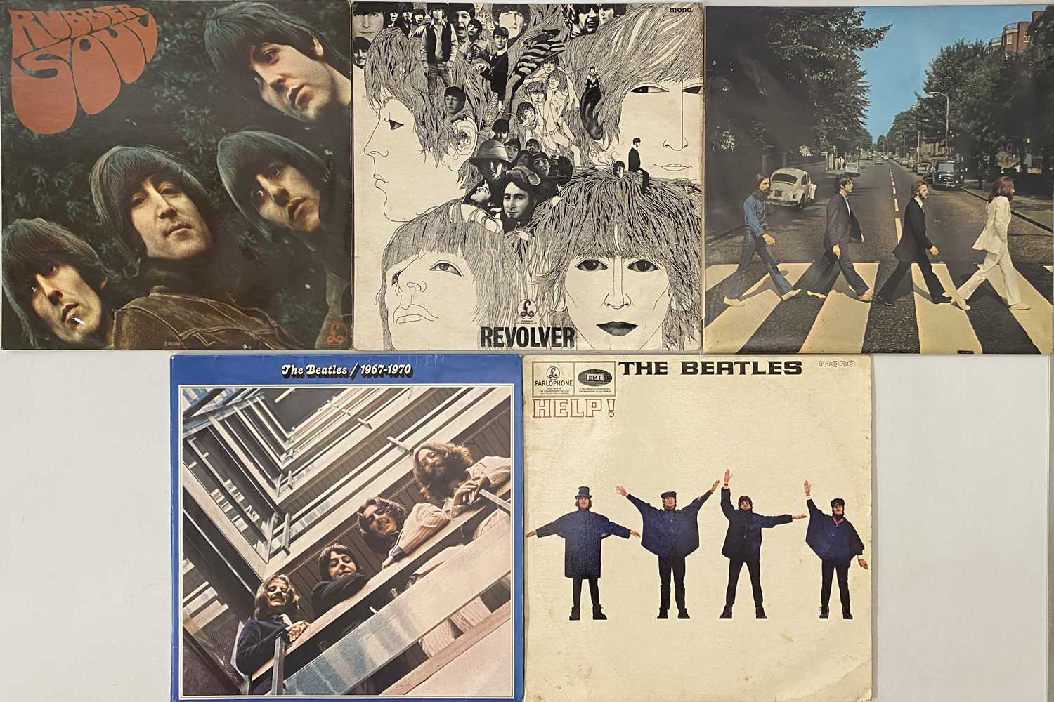 Lot 26 - THE BEATLES - LP PACK (INC MISALIGNED APPLE ABBEY ROAD)