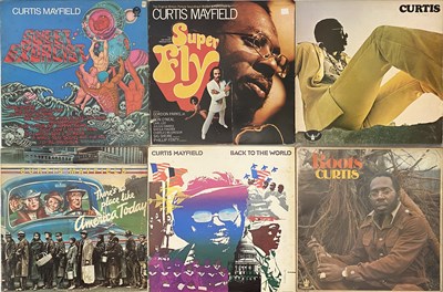 Lot 433 - CURTIS MAYFIELD/SLY & THE FAMILY STONE/IMPRESSIONS - LP COLLECTION
