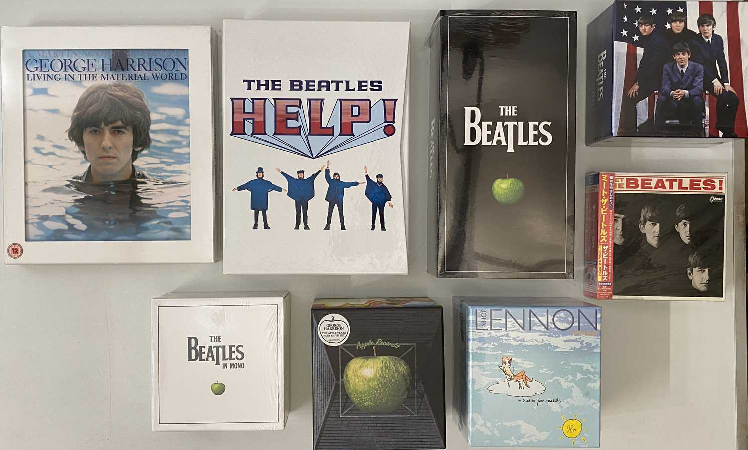 Lot 100 - BEATLES AND RELATED CD AND DVD BOX SET COLLECTION