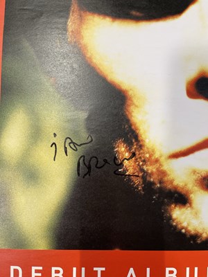 Lot 503 - STONE ROSES - IAN BROWN SIGNED POSTER.