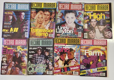 Lot 96 - COLLECTION OF RECORD MIRROR MAGAZINES FROM 1978-1994.