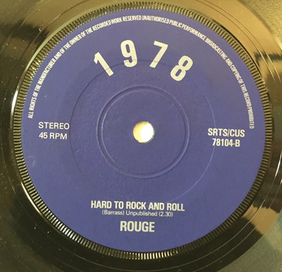 Lot 145 - ROUGE - HAVE YOU SEEN GENE c/w HARD TO ROCK AND ROLL 7" (ORIGINAL SELF-RELEASED COPY - 1978 RECORDS)
