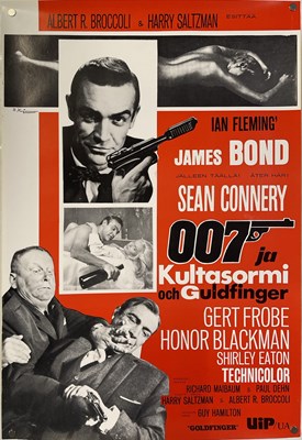 Lot 80 - JAMES BOND - PAIR OF FINNISH ISSUED FILM POSTERS.