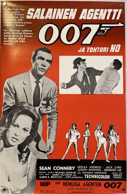 Lot 80 - JAMES BOND - PAIR OF FINNISH ISSUED FILM POSTERS.