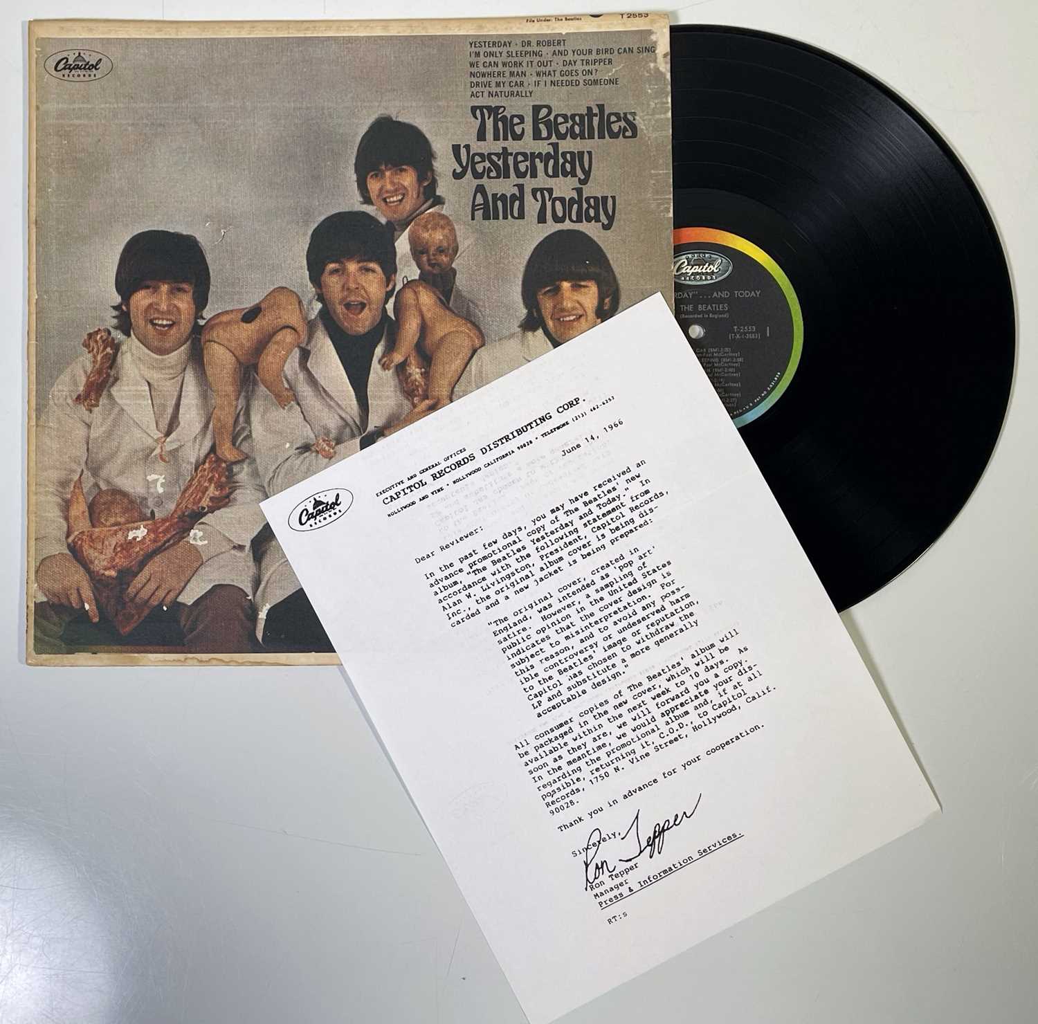Lot 127 - THE BEATLES - YESTERDAY AND TODAY 'BUTCHER COVER' (COMPLETE MONO 3RD STATE - T 2553)