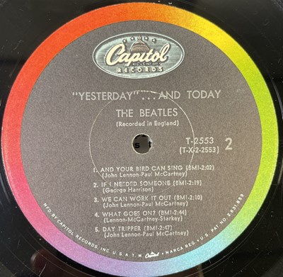 Lot 127 - THE BEATLES - YESTERDAY AND TODAY 'BUTCHER COVER' (COMPLETE MONO 3RD STATE - T 2553)