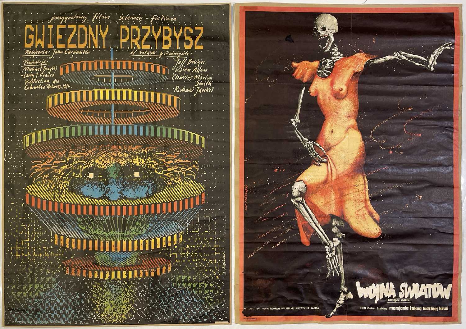 Lot 111 - POLISH FILM POSTERS INC FOR JOHN CARPENTER / WAR OF THE WORLDS.