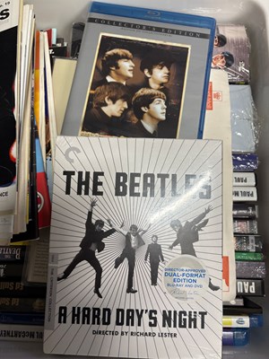 Lot 187 - THE BEATLES - DVDS, FANZINES, STAMPS ETC.