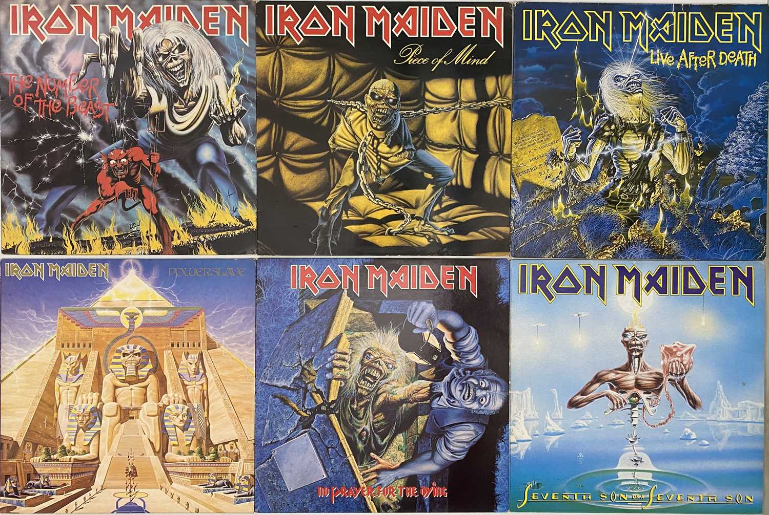Lot 628 - IRON MAIDEN - LP/ 12" COLLECTION