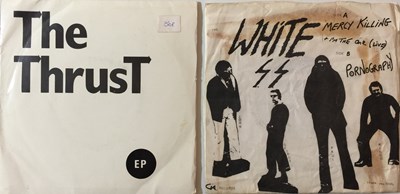 Lot 926 - WHITE SS/THE THRUST - DIY PUNK 7" RARITIES