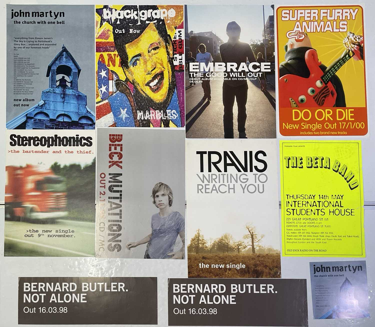00s Collection Lot 174 - 1990S AND 00S INDIE PROMO POSTER COLLECTION.