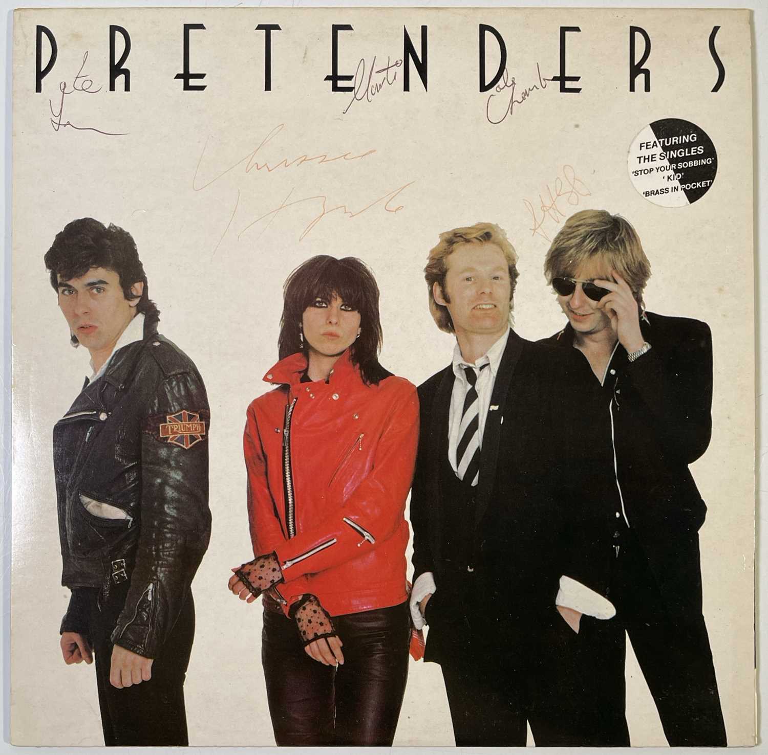 Lot 286 - THE PRETENDERS - A SIGNED LP.