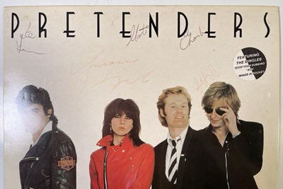 Lot 286 - THE PRETENDERS - A SIGNED LP.