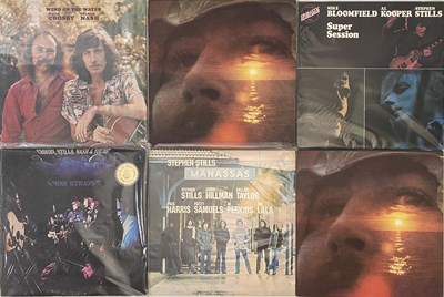Lot 864 - CROSBY STILLS NASH & YOUNG AND RELATED - LP PACK (INC UK PLUM/ RED ATLANTICS)