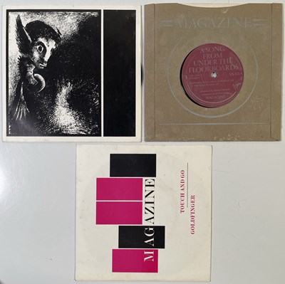 Lot 296 - MAGAZINE - THREE SIGNED 7" SINGLES..