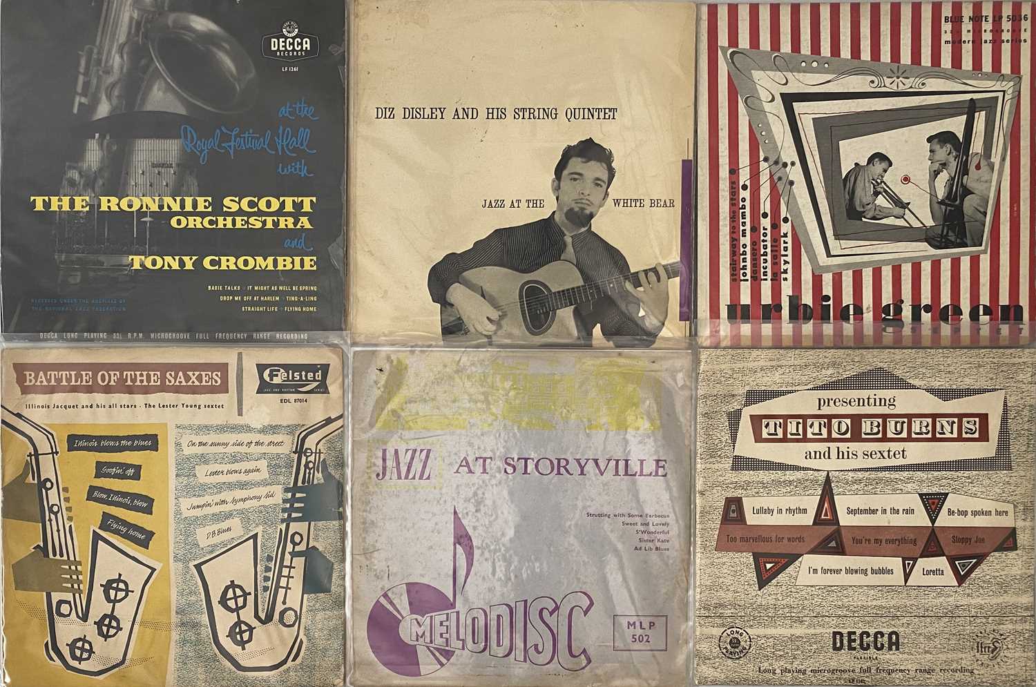 Lot 872 - JAZZ - 10" COLLECTION