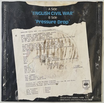 Lot 313 - THE CLASH - FULLY SIGNED COPY OF 'ENGLISH CIVIL WAR'.