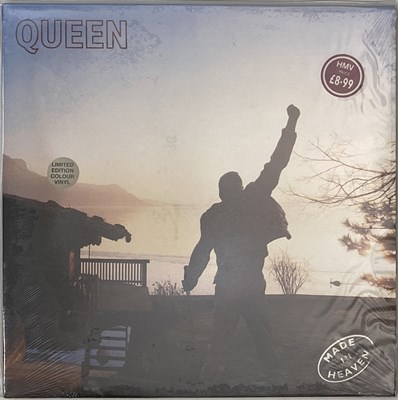 Lot 9 - QUEEN - MADE IN HEAVEN LP (ORIGINAL UK LIMITED EDITION WHITE VINYL - NEW & SEALED - 724383608812)