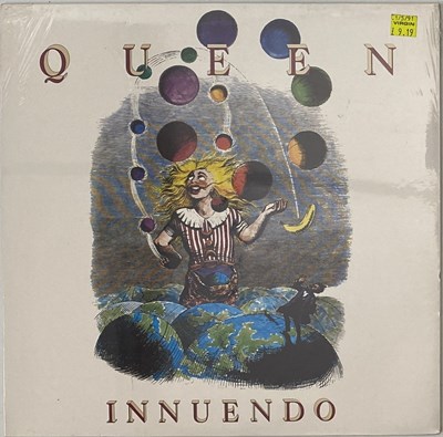 Lot 10 - QUEEN - INNUENDO LP (UK ORIGINAL - FACTORY SEALED - PCSD 115)