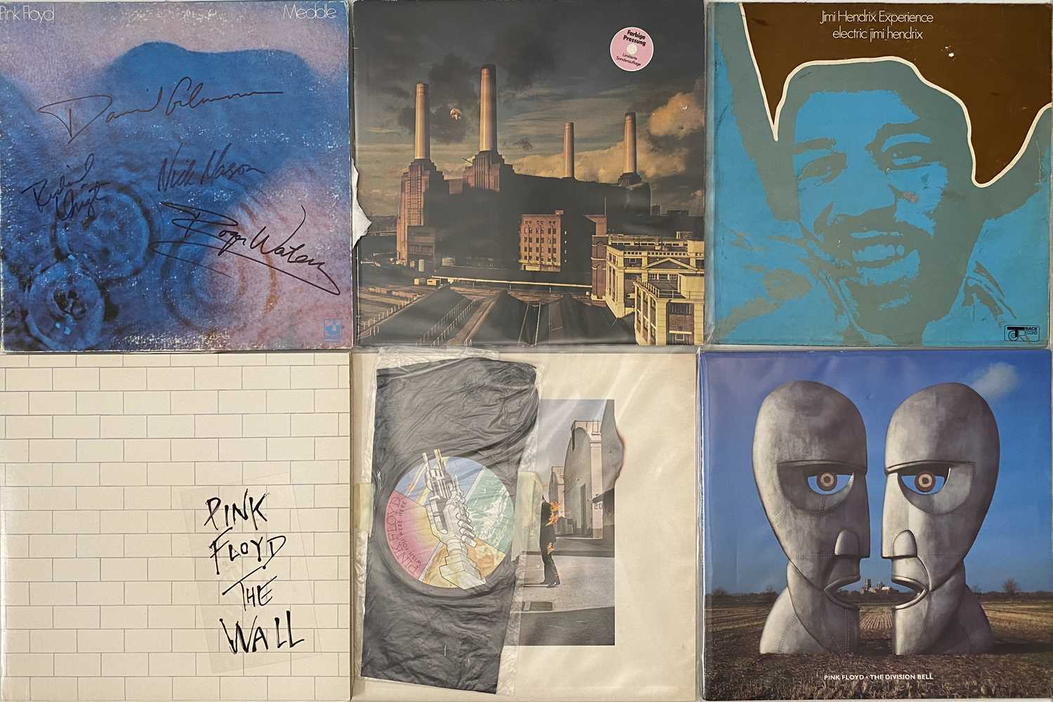 Lot 791 - JIMI HENDRIX / PINK FLOYD - LP COLLECTION