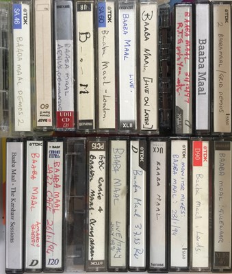 Lot 909 - BAABA MAAL - CASSETTE COLLECTION (WITH DEMOS/LIVE PERFORMANCES)