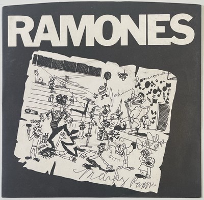 Lot 92 - RAMONES - FULLY SIGNED COPY OF 'DO YOU WANNA DANCE'.