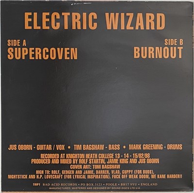 Lot 890 - ELECTRIC WIZARD - SUPERCOVEN 12" (TRIP 1)