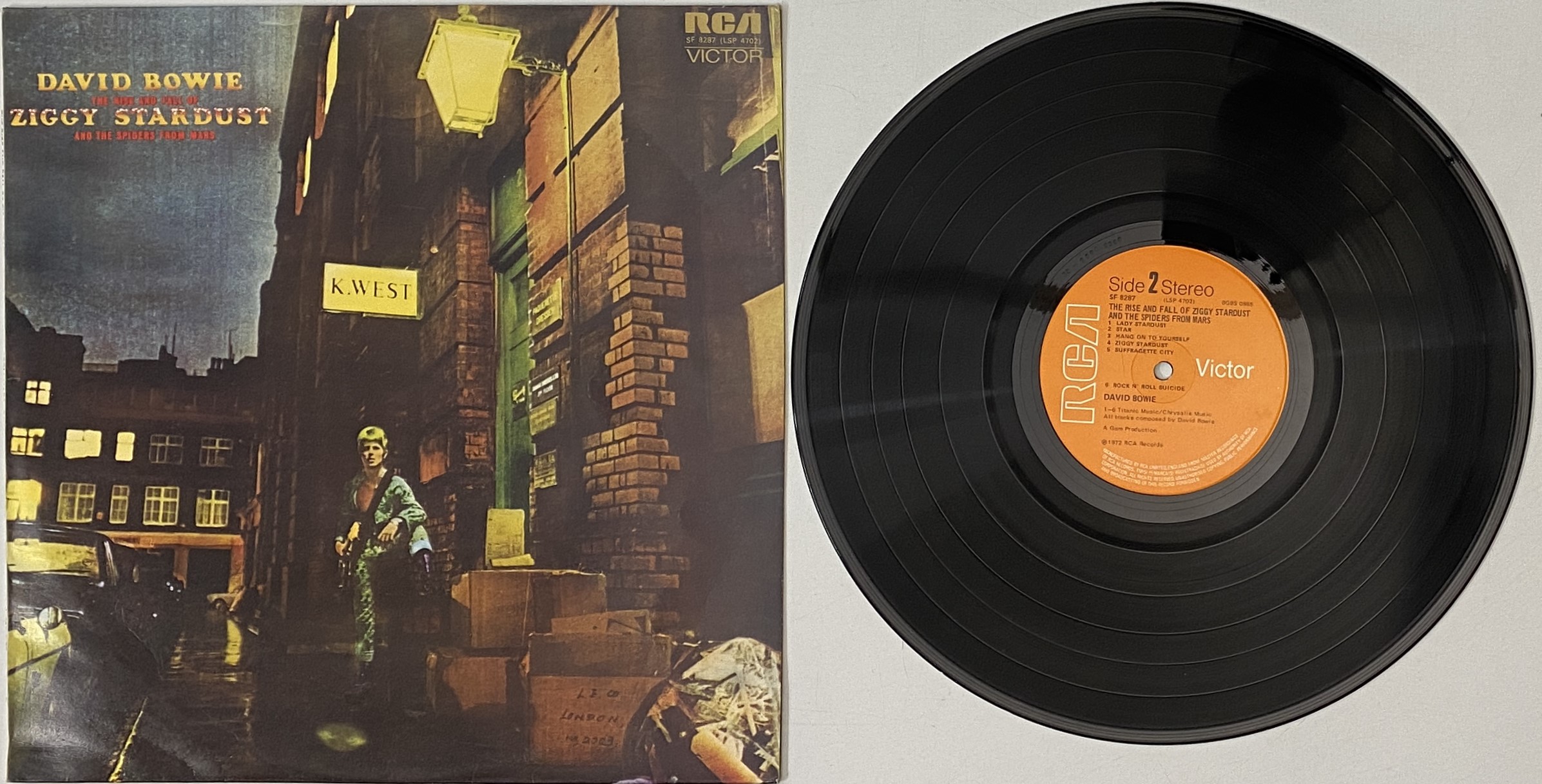 Lot 904 - DAVID BOWIE / ROXY MUSIC - LPs