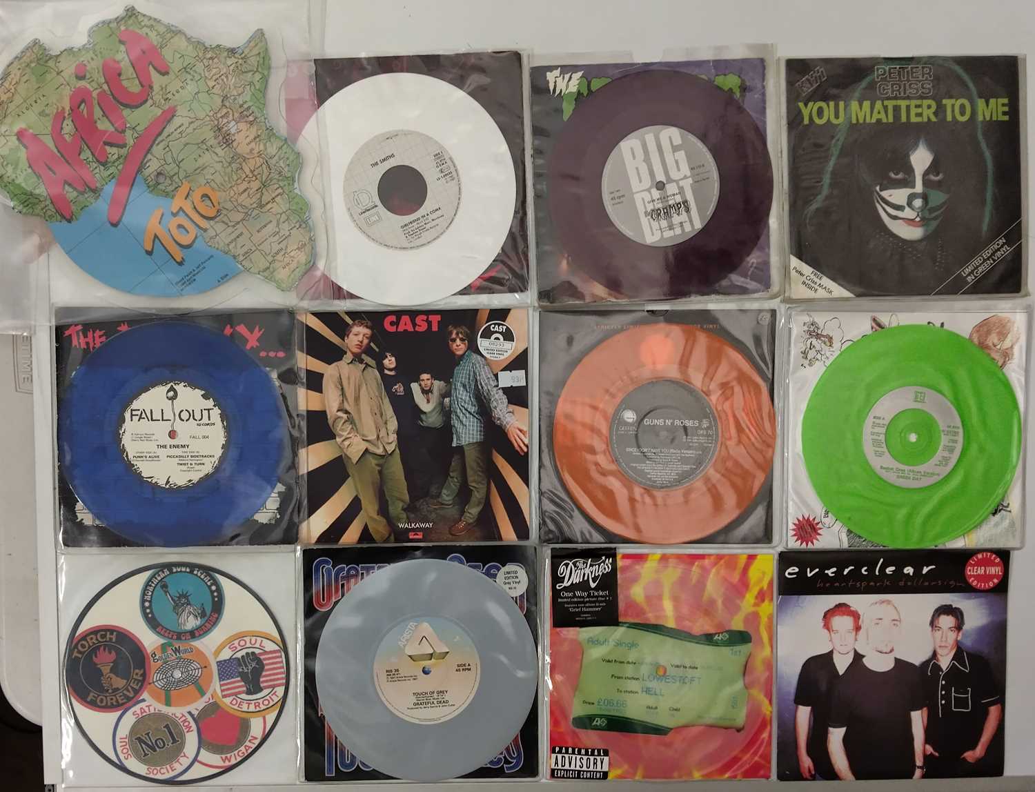 Lot 926 - PICTURE DISC AND COLOURED VINYL 7