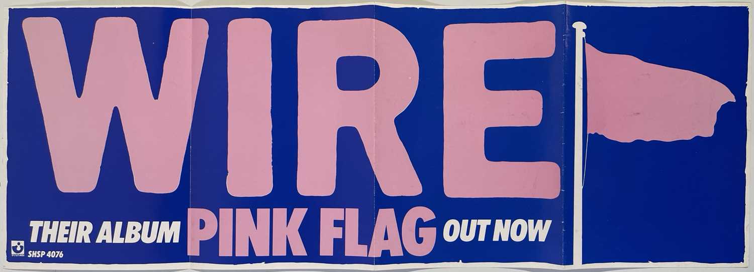 Lot 353 - WIRE - ORIGINAL 'PINK FLAG' PROMOTIONAL