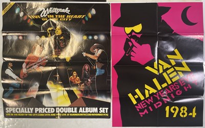 Lot 365 - VAN HALEN / WHITESNAKE PROMO POSTERS.
