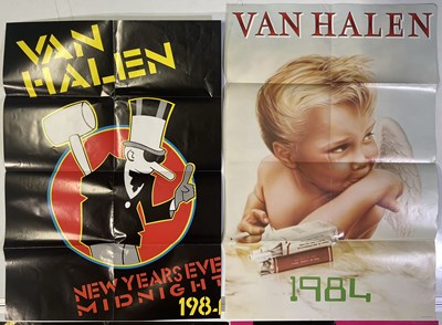 Lot 365 - VAN HALEN / WHITESNAKE PROMO POSTERS.